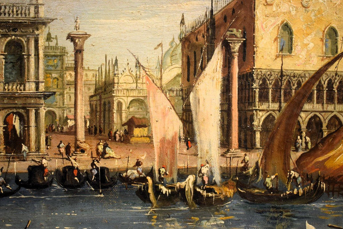 Venezia, Il Bacino di San Marco - Entourage di Francesco Guardi (Venezia 1712-1793)-photo-5