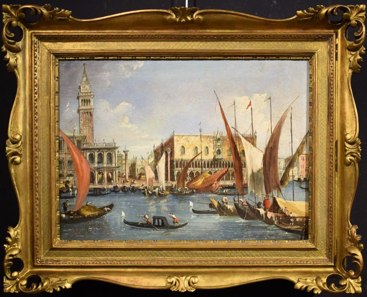 Venezia, Il Bacino di San Marco - Entourage di Francesco Guardi (Venezia 1712-1793)