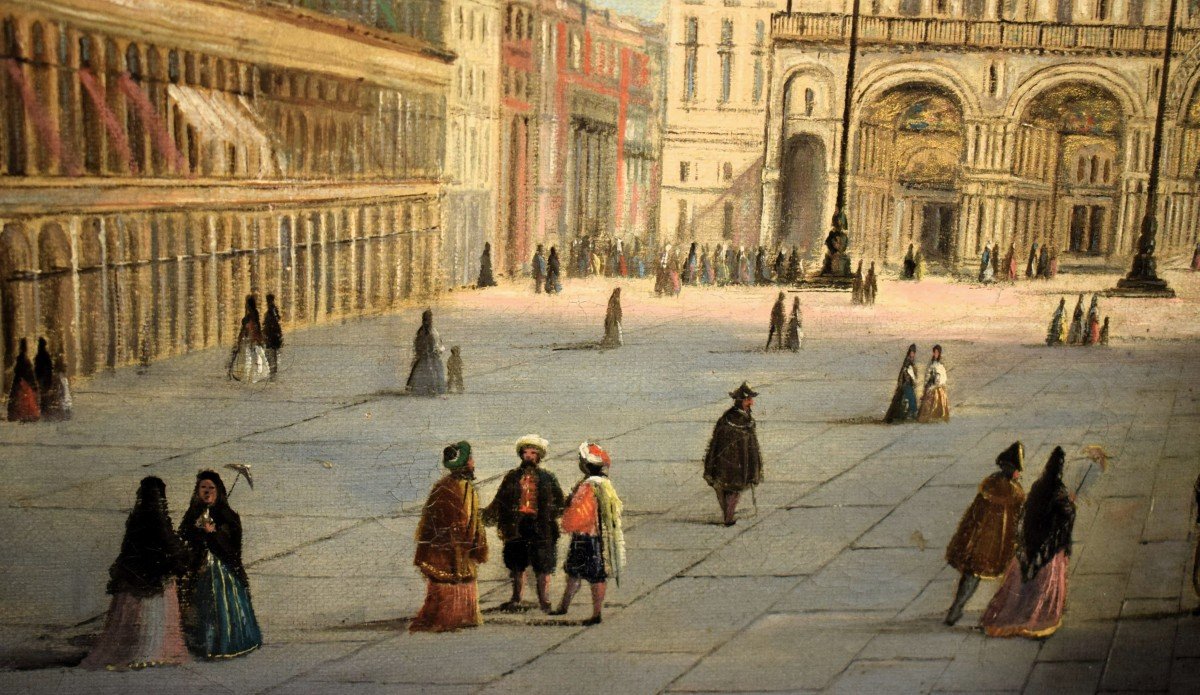 Venezia, Piazza San Marco - cerchia di Canaletto  (Venezia, 1697–1768) -photo-3