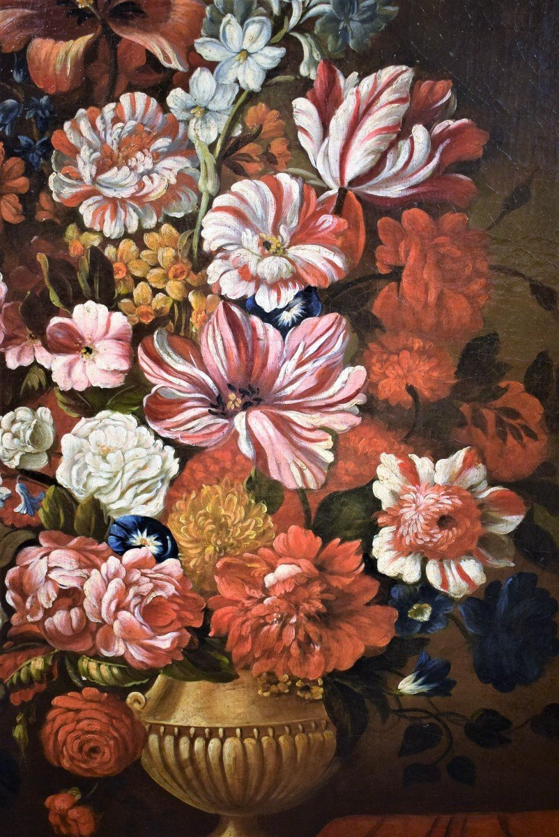 Natura morta di fiori - bottega di Nicolas Baudesson (Troyes, 1611 – Parigi, 1680)-photo-4