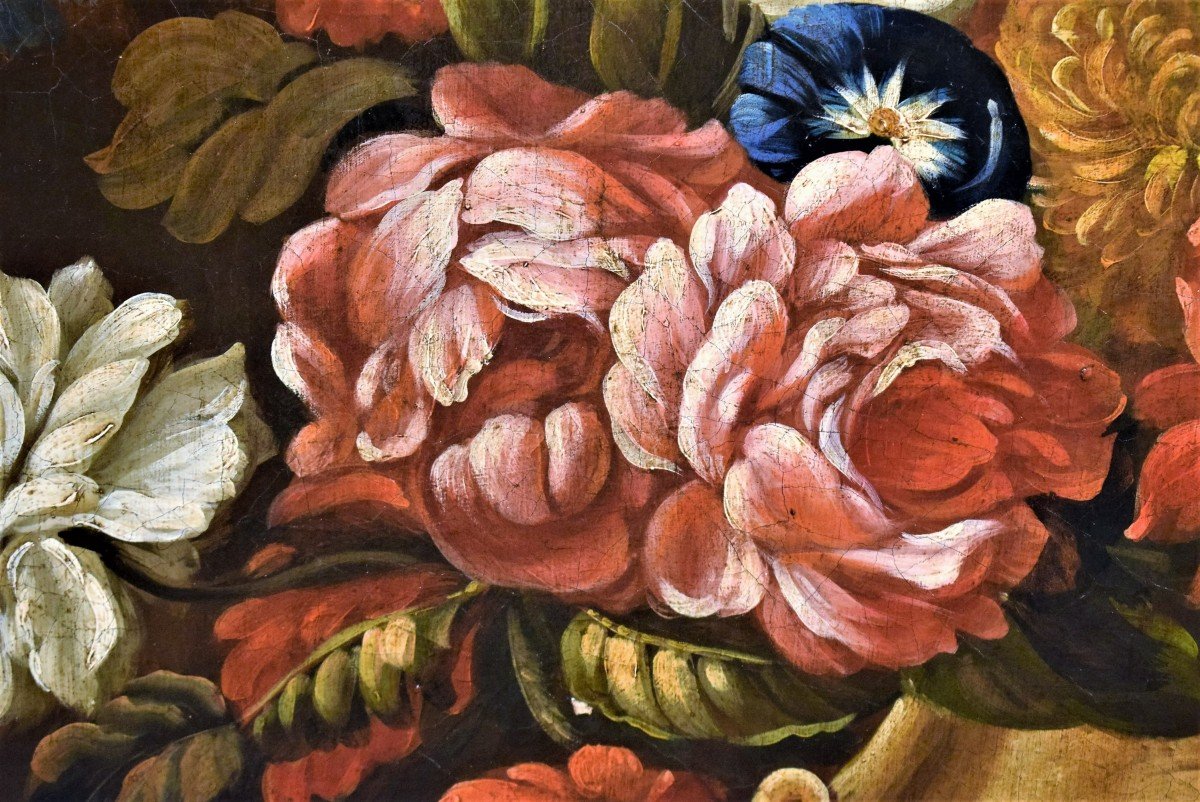 Natura morta di fiori - bottega di Nicolas Baudesson (Troyes, 1611 – Parigi, 1680)-photo-7