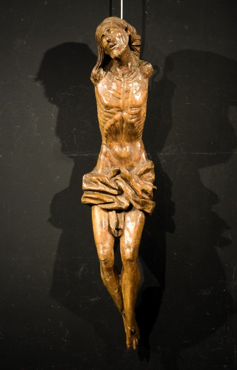 Cristo Crocifisso - Scultura lignea in tiglio - Lombardia, fine XV° secolo