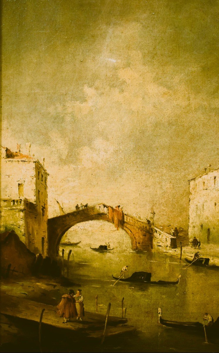 Venezia, Canale dei Mendicanti - da Francesco Guardi -  fine '800-photo-3