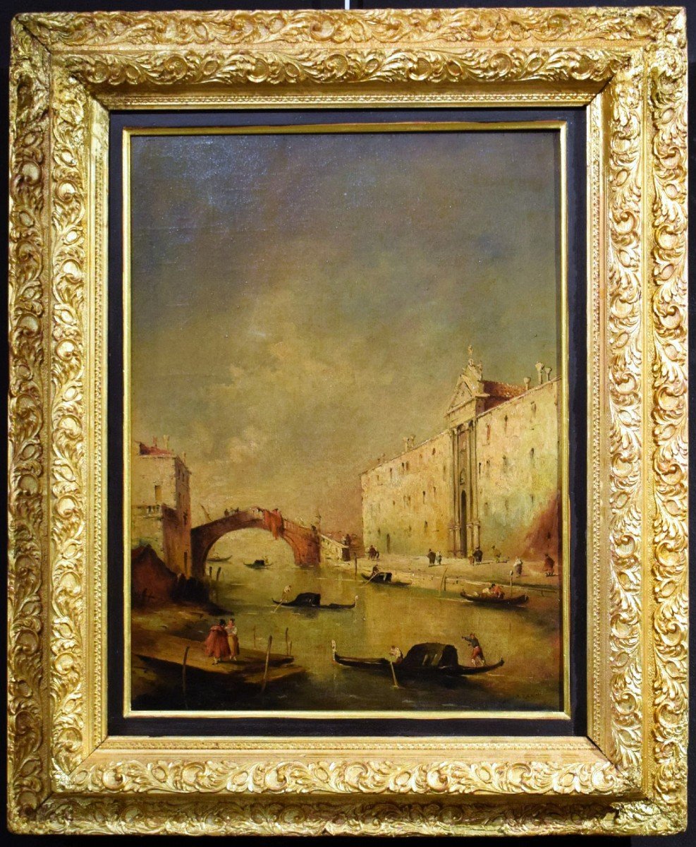 Venezia, Canale dei Mendicanti - da Francesco Guardi -  fine '800