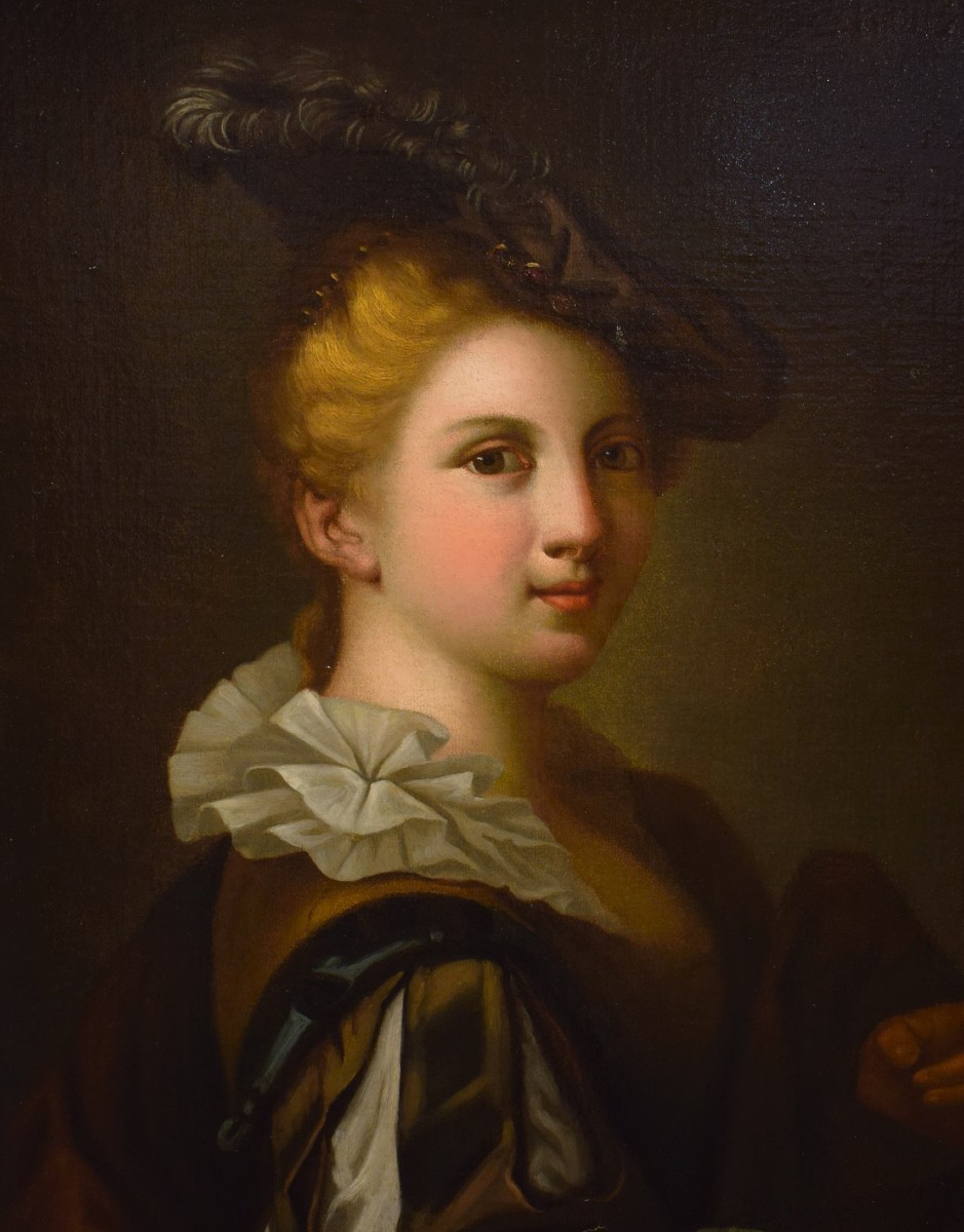 Giovane gentildonna - Jean-Baptiste Greuze (Tournus,1725 – Parigi,1805) Attribuito-photo-3