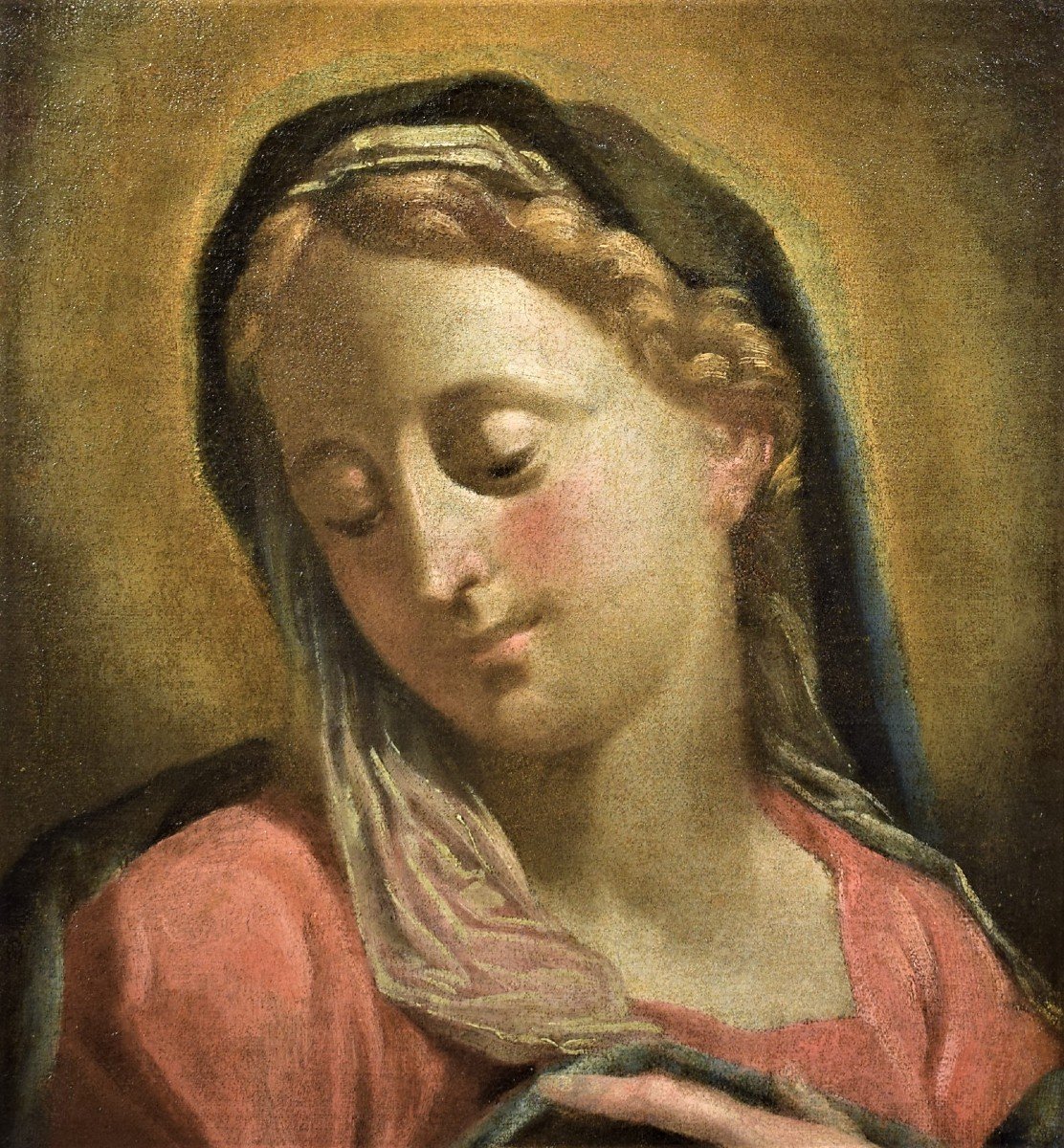  Vierge annoncée  - Francesco de Mura (Naples 1696-1782) atelier -photo-3