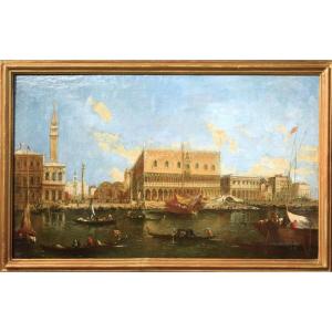 Venezia, Il Bacino di San Marco - Bottega di Francesco Guardi  (1712-1793)