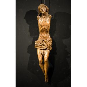 Cristo Crocifisso - Scultura lignea in tiglio - Lombardia, fine XV° secolo