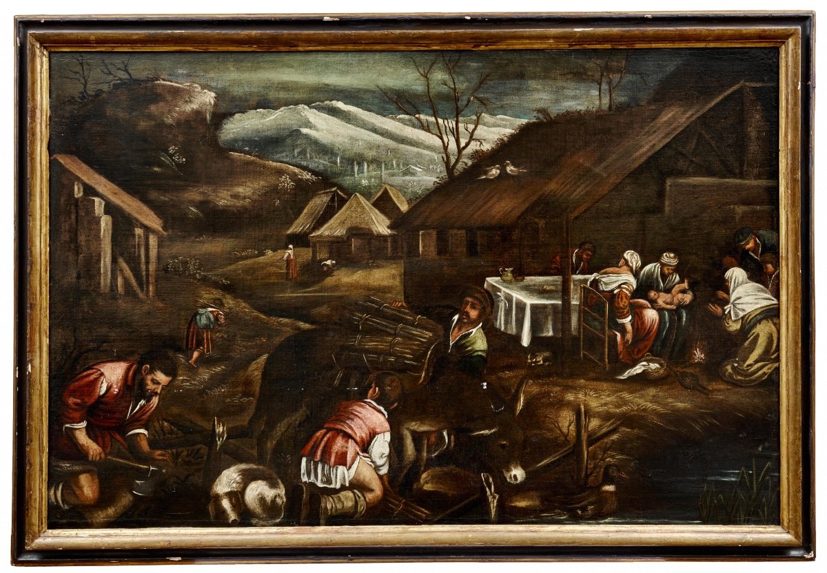 Giovanni Battista Bassano (1553-1613) “L’hiver”-photo-2