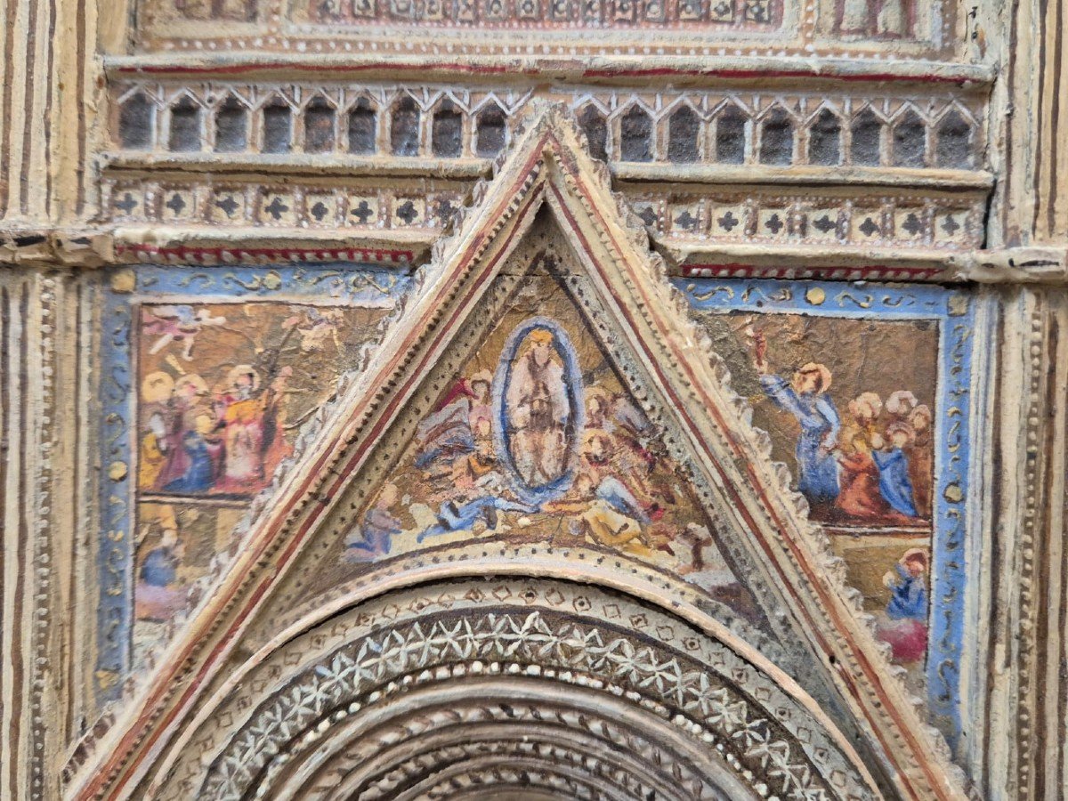 Modello di facciata del duomo di Orvieto.Italia,inizio XX secolo.-photo-4