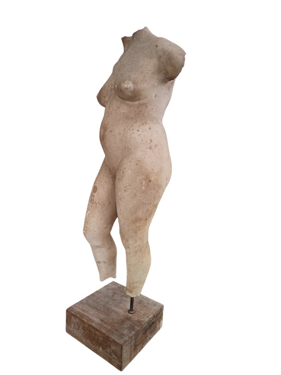 Scultura in gesso raffigurante  Nudo femminile.Otello Montaguti(1921-2005)-photo-3