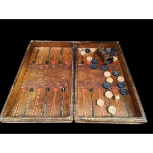 Set da backgammon. Inghilterra,prima metà XIX secolo.