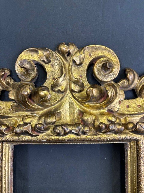 Cornice spagnola barocca in lacca ed oro-photo-4