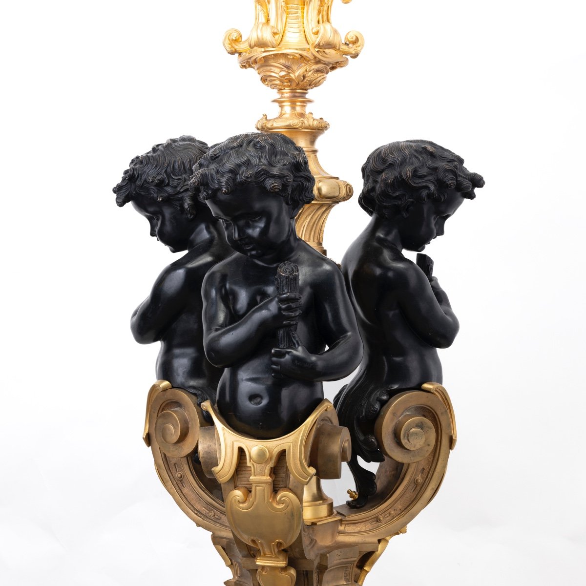 Grande candelabro decorativo del XX secolo-photo-2