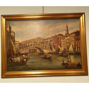 Dipinto olio su tela "Venezia"