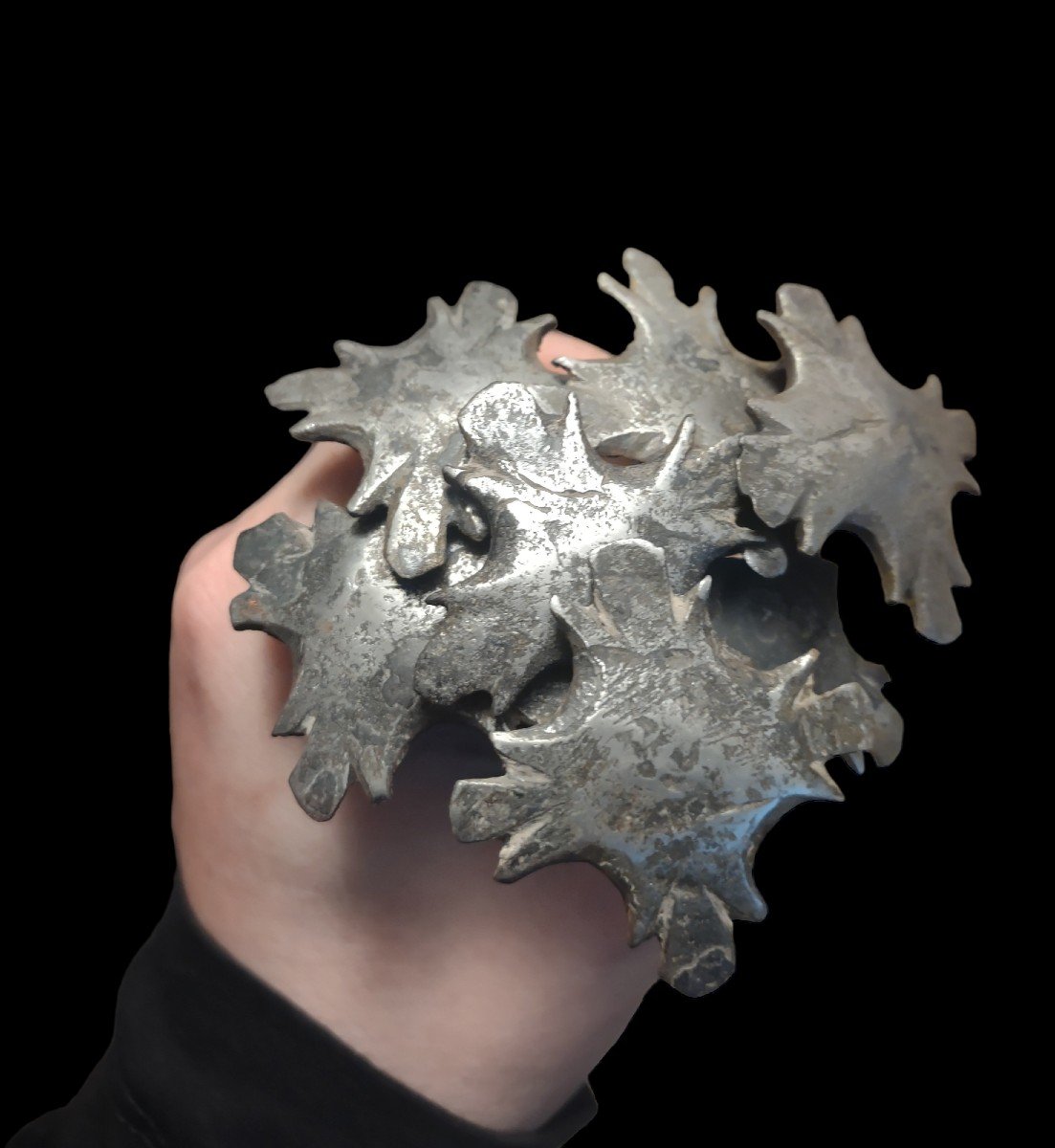 10 Chiodi quadrilobati in ferro forgiato XVII secolo -photo-2
