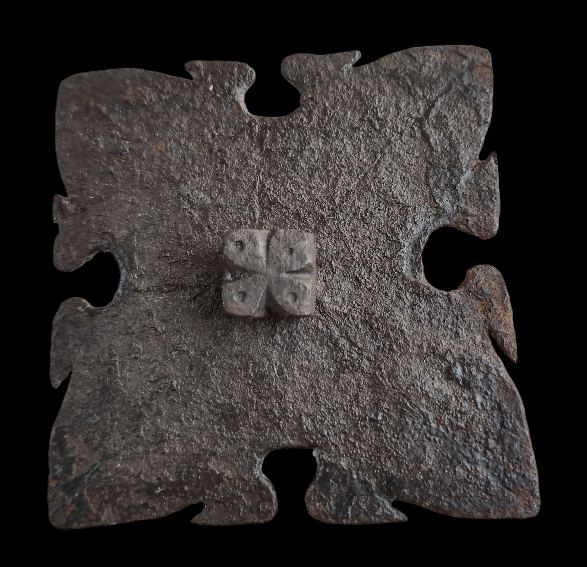3 Grandi chiodi in ferro forgiato XVII secolo-photo-2