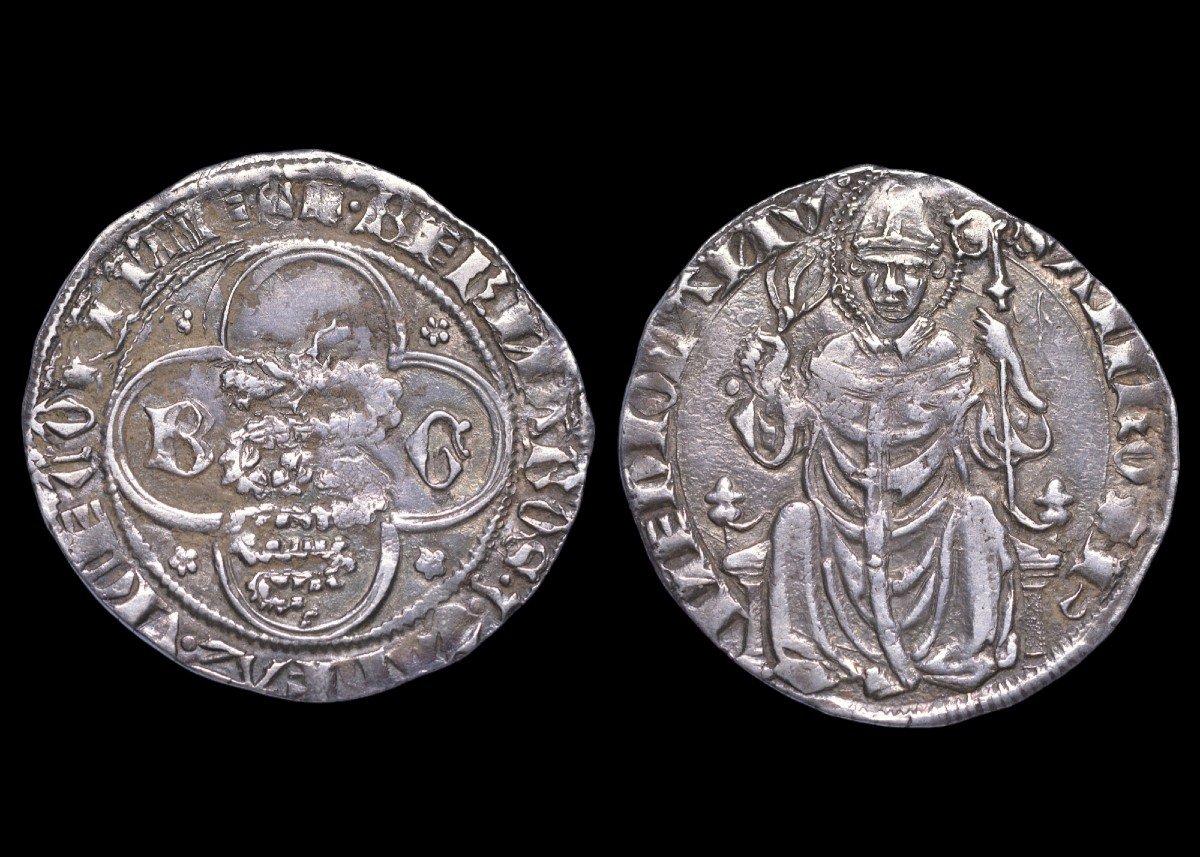 Grosso in Argento MIlano 1354-1378