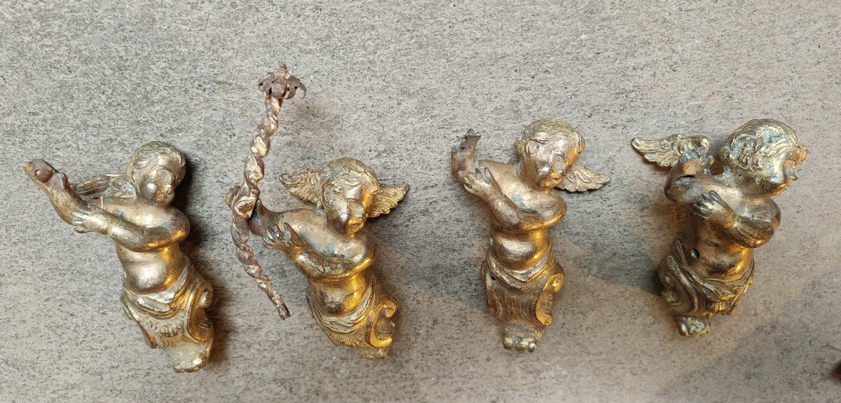 4  Putti in bronzo seconda metà XVIII secolo-photo-3