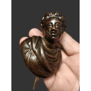 Pomolo in bronzo della bottega Roccatagliata Veneto inizio XVII secolo