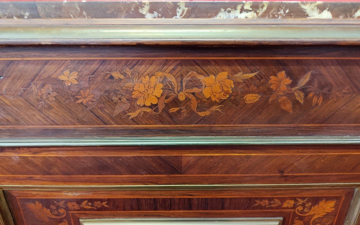 Piccola credenza intarsiata-photo-3