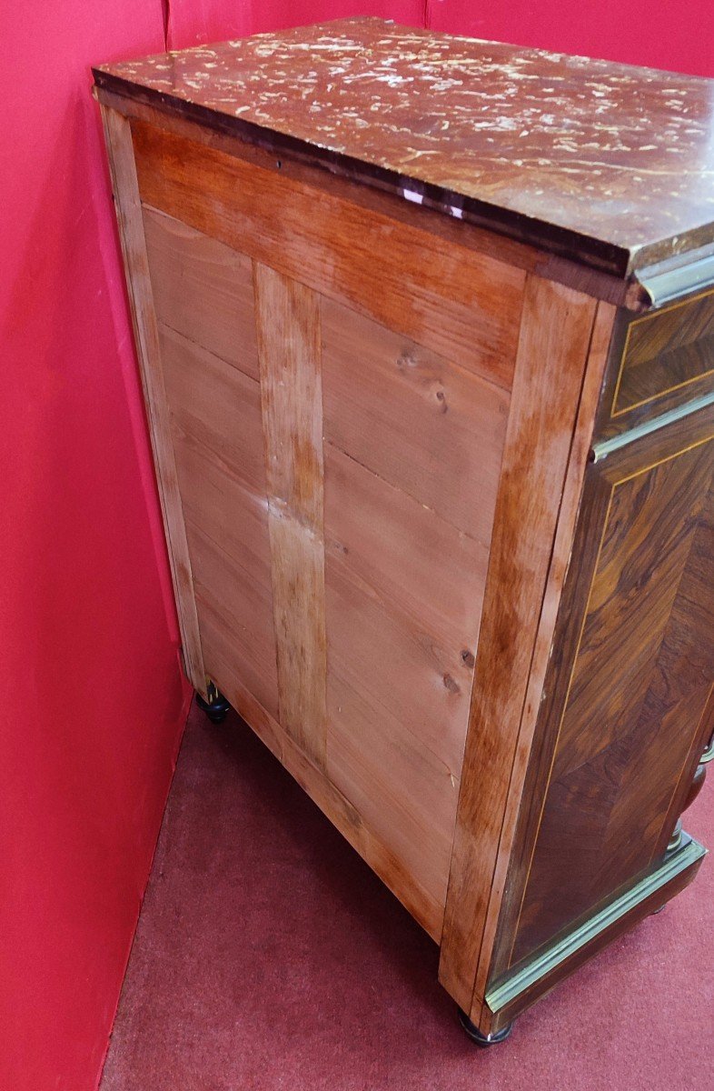 Piccola credenza intarsiata-photo-5