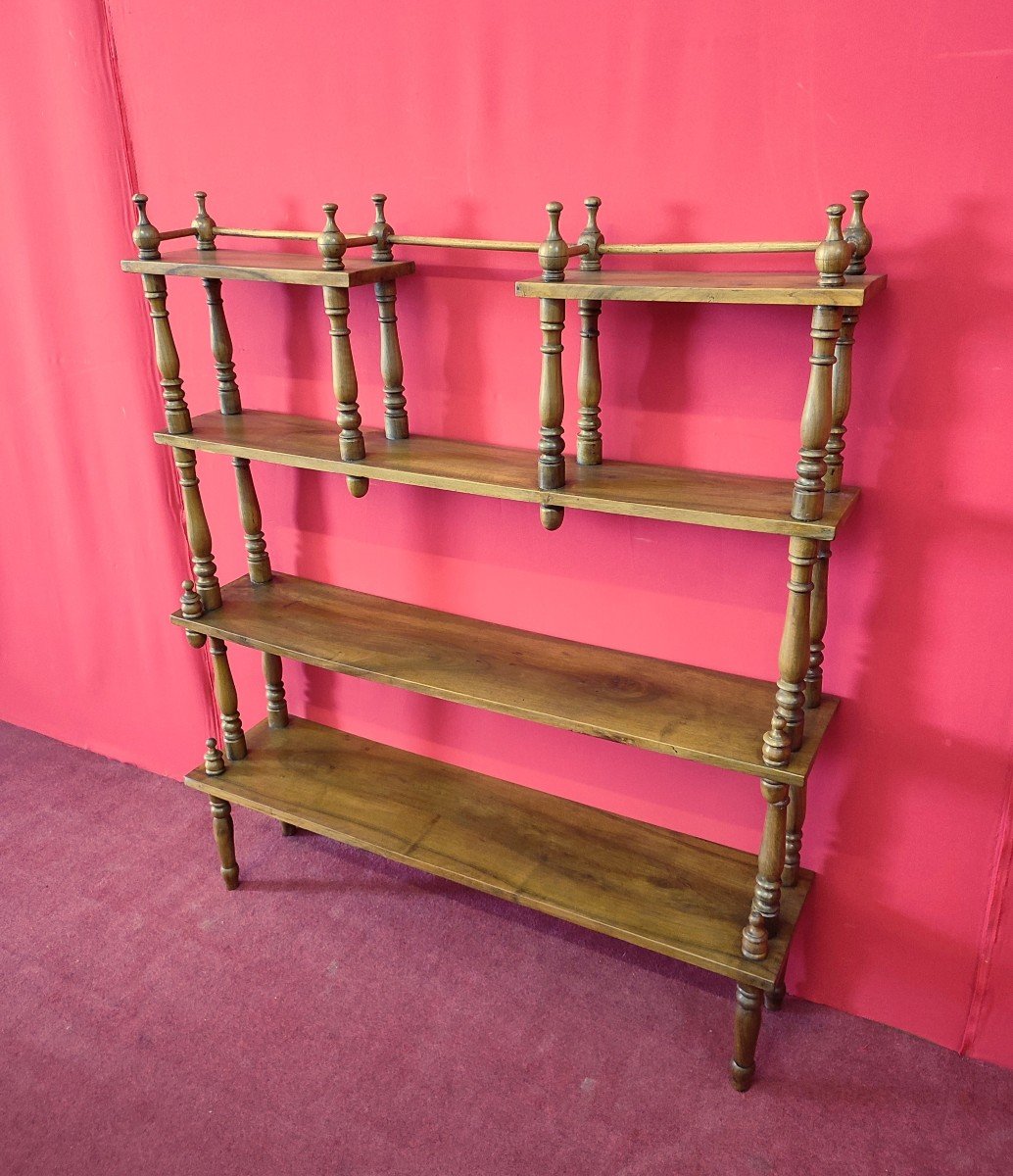 Etagere in noce italiana-photo-3