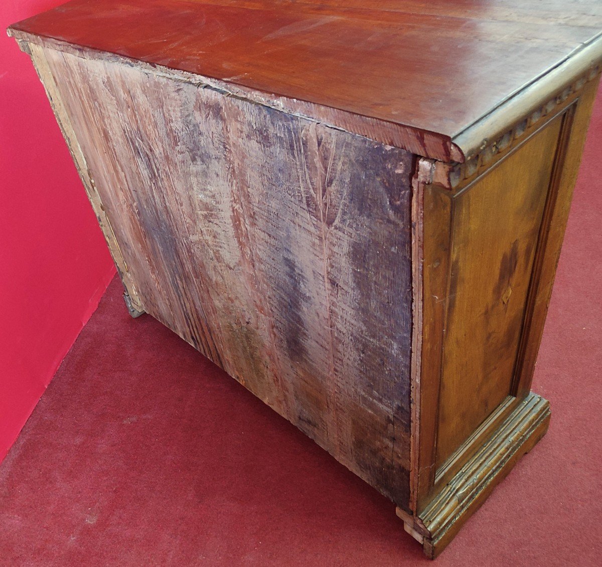 Credenza stretta in Noce-photo-4