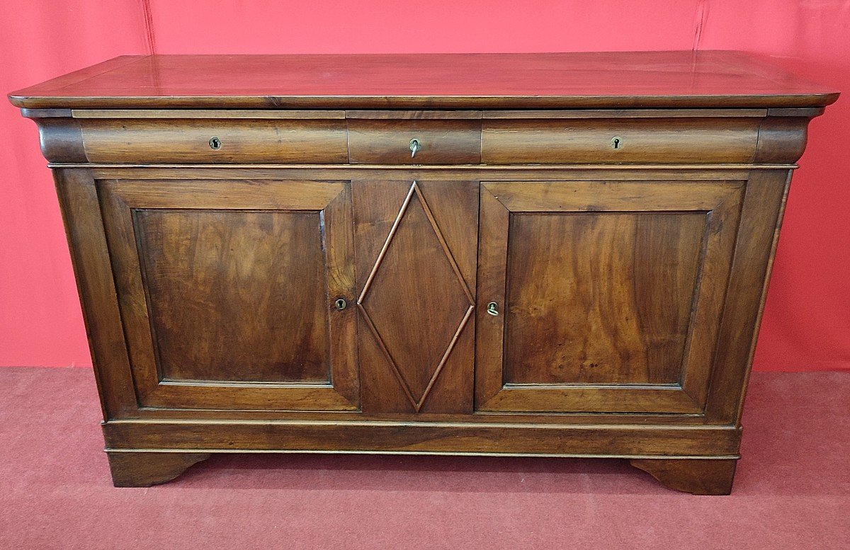 Credenza due porte con rombo-photo-6