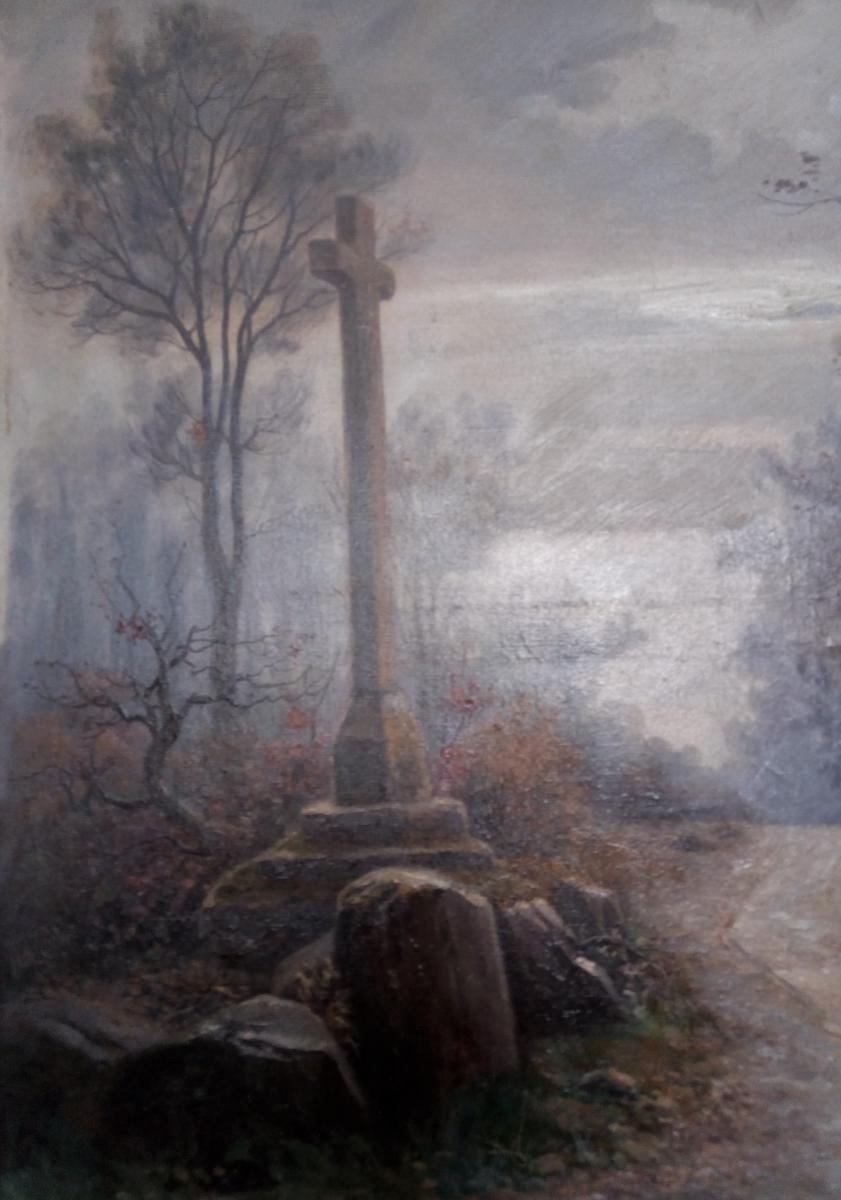 Grande Peinture Rurale Claudius Seignol (lyon 1858-1926)-photo-3