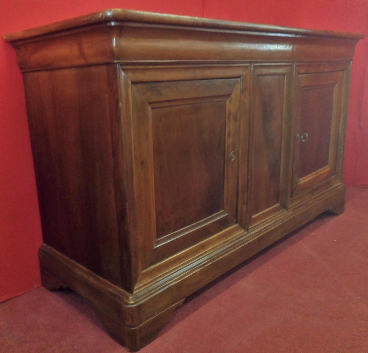 Buffet Long Deux Portes En Noyer