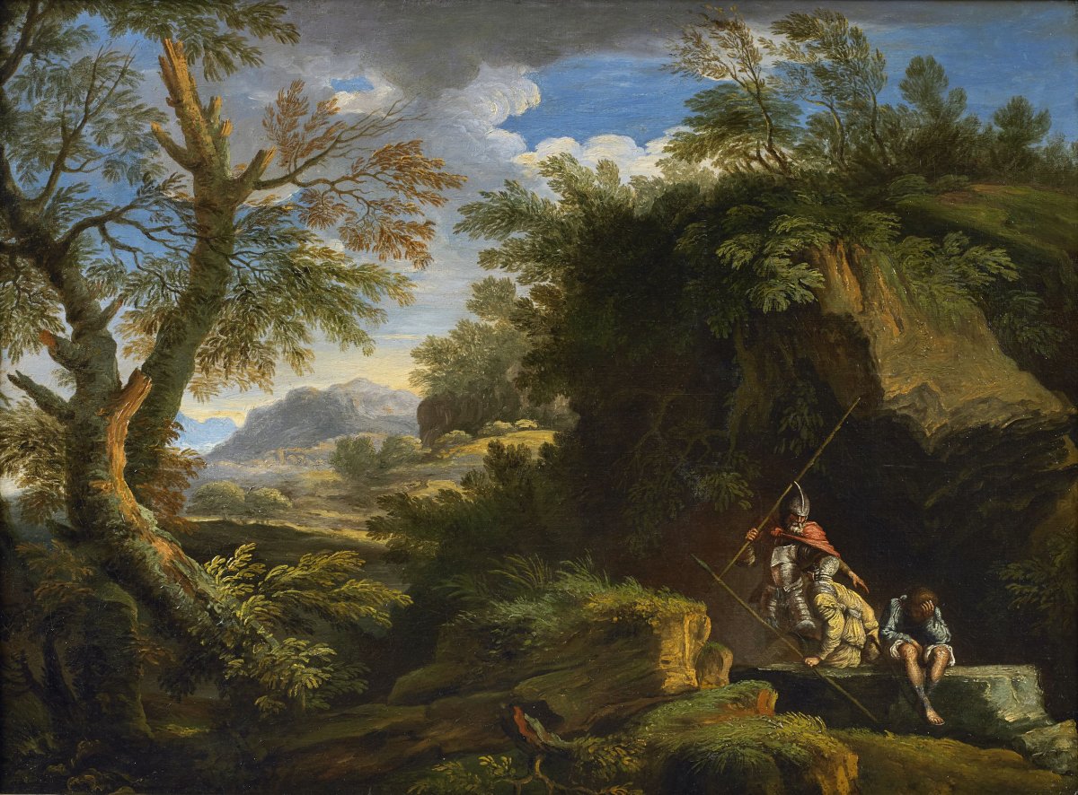 Paysage Avec Figures Andrea Locatelli