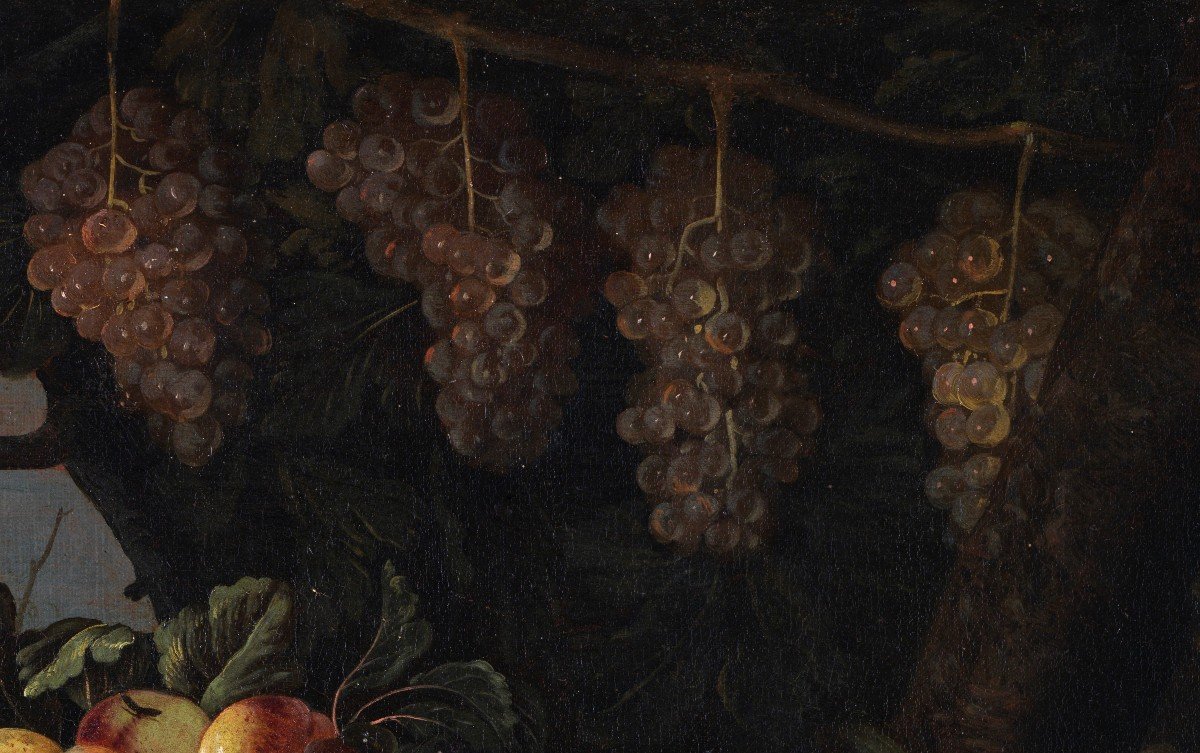 Natura morta di frutta all’aperto -  Roma 1660 – 1670-photo-2