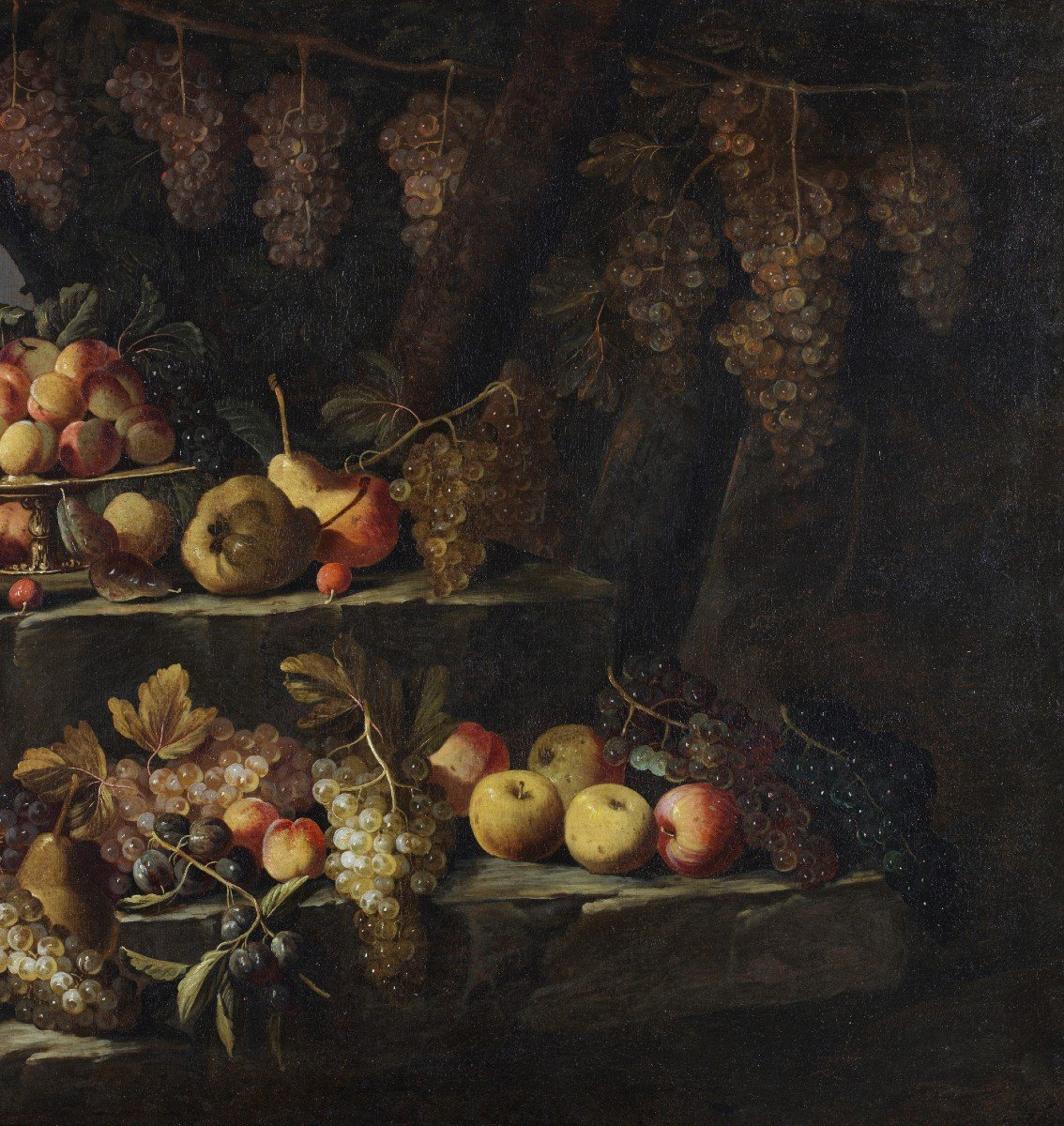 Natura morta di frutta all’aperto -  Roma 1660 – 1670-photo-5