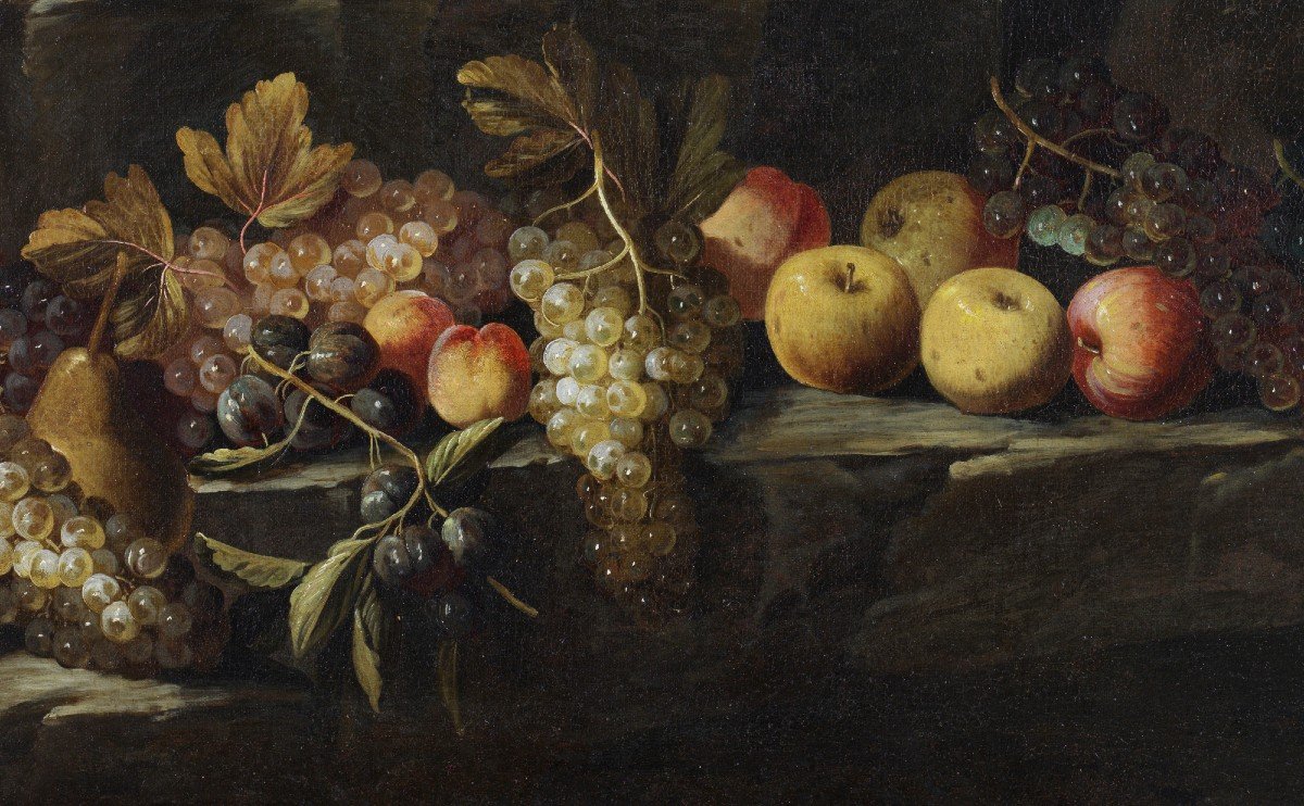 Natura morta di frutta all’aperto -  Roma 1660 – 1670-photo-6