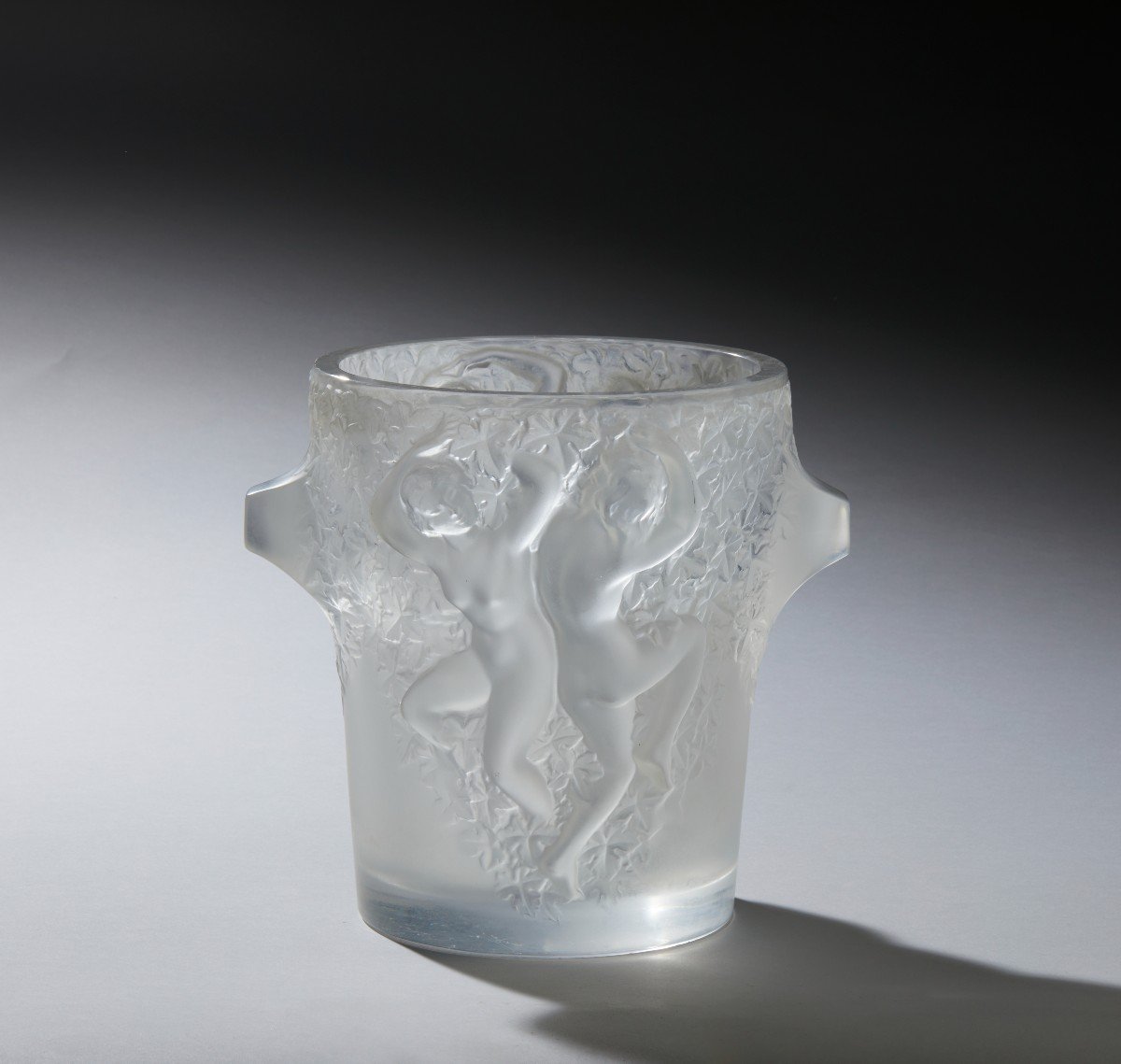 Marc Lalique (Parigi 1900-1977)  "Ganimede", 1955  Vaso porta ghiaccio per champagne -photo-2