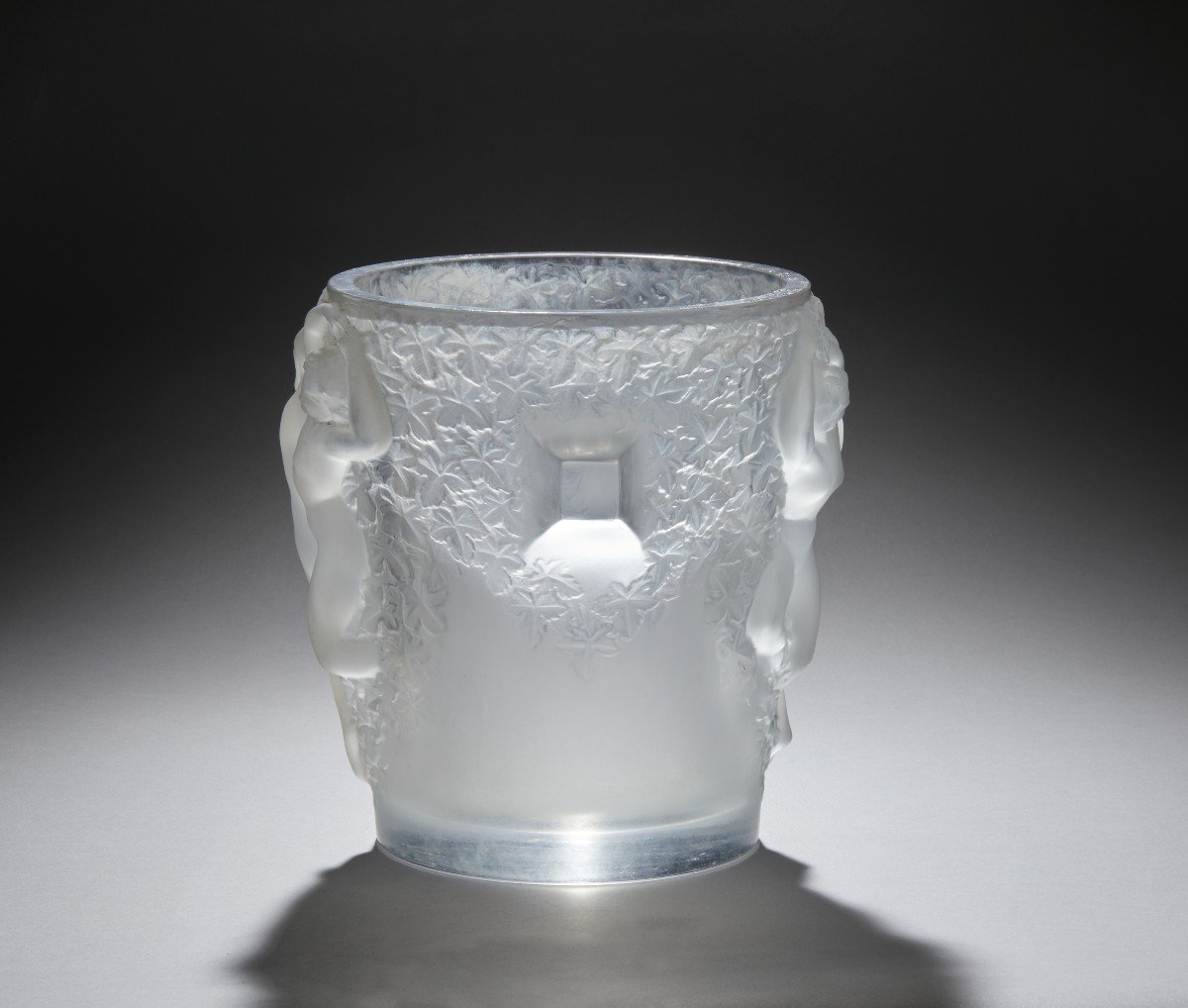 Marc Lalique (Parigi 1900-1977)  "Ganimede", 1955  Vaso porta ghiaccio per champagne -photo-3