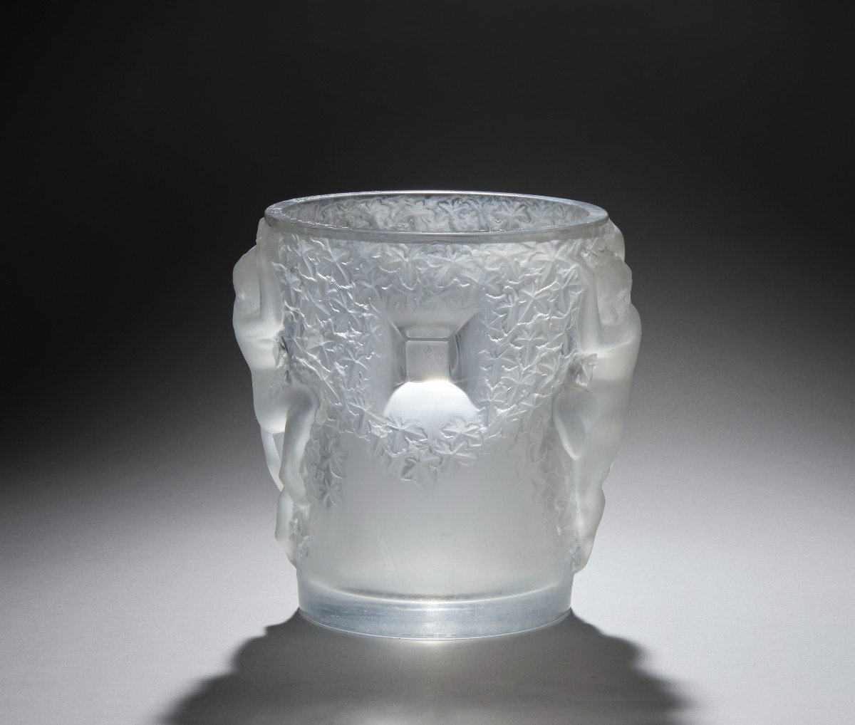 Marc Lalique (Parigi 1900-1977)  "Ganimede", 1955  Vaso porta ghiaccio per champagne -photo-4