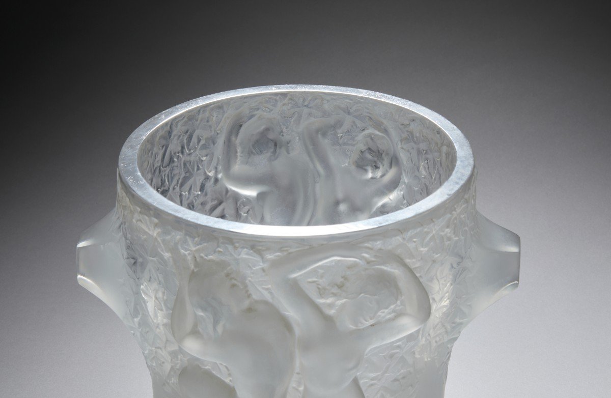 Marc Lalique (Parigi 1900-1977)  "Ganimede", 1955  Vaso porta ghiaccio per champagne -photo-2