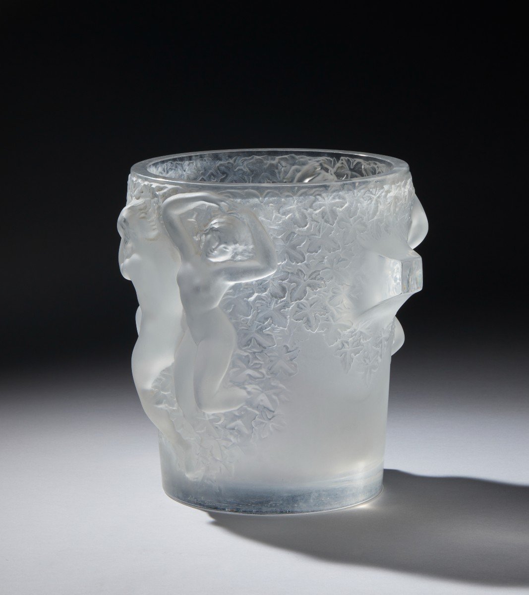 Marc Lalique (Parigi 1900-1977)  "Ganimede", 1955  Vaso porta ghiaccio per champagne -photo-3