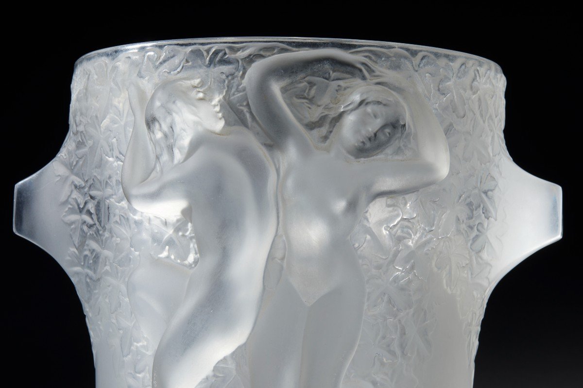 Marc Lalique (Parigi 1900-1977)  "Ganimede", 1955  Vaso porta ghiaccio per champagne -photo-4