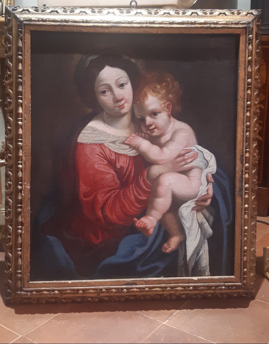 Quadro Madonna con bambino del 18esimo secolo-photo-2