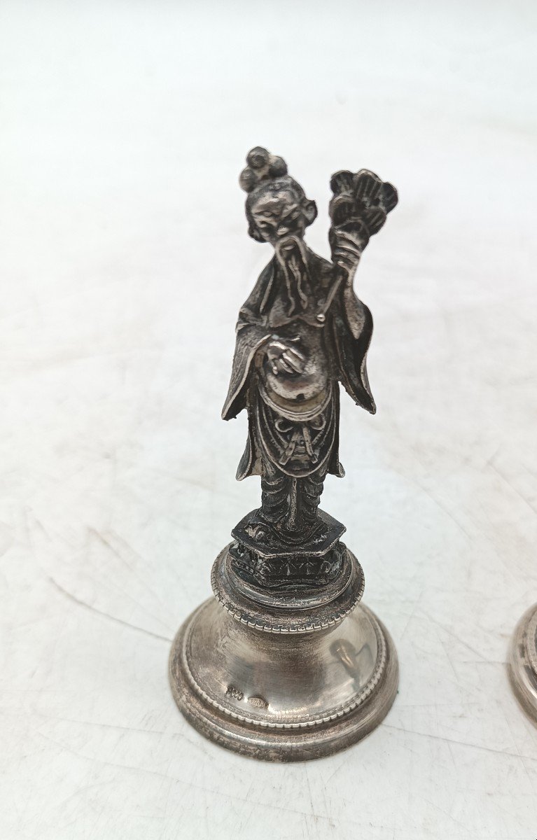 Coppia statuine in argento 800 Alessandria-photo-3