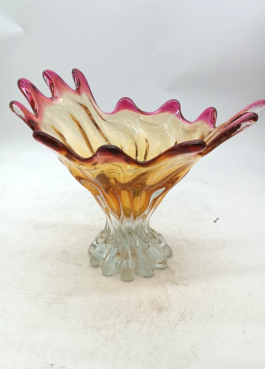 Bellissimo vaso in vetro murano anni 50\60-photo-2