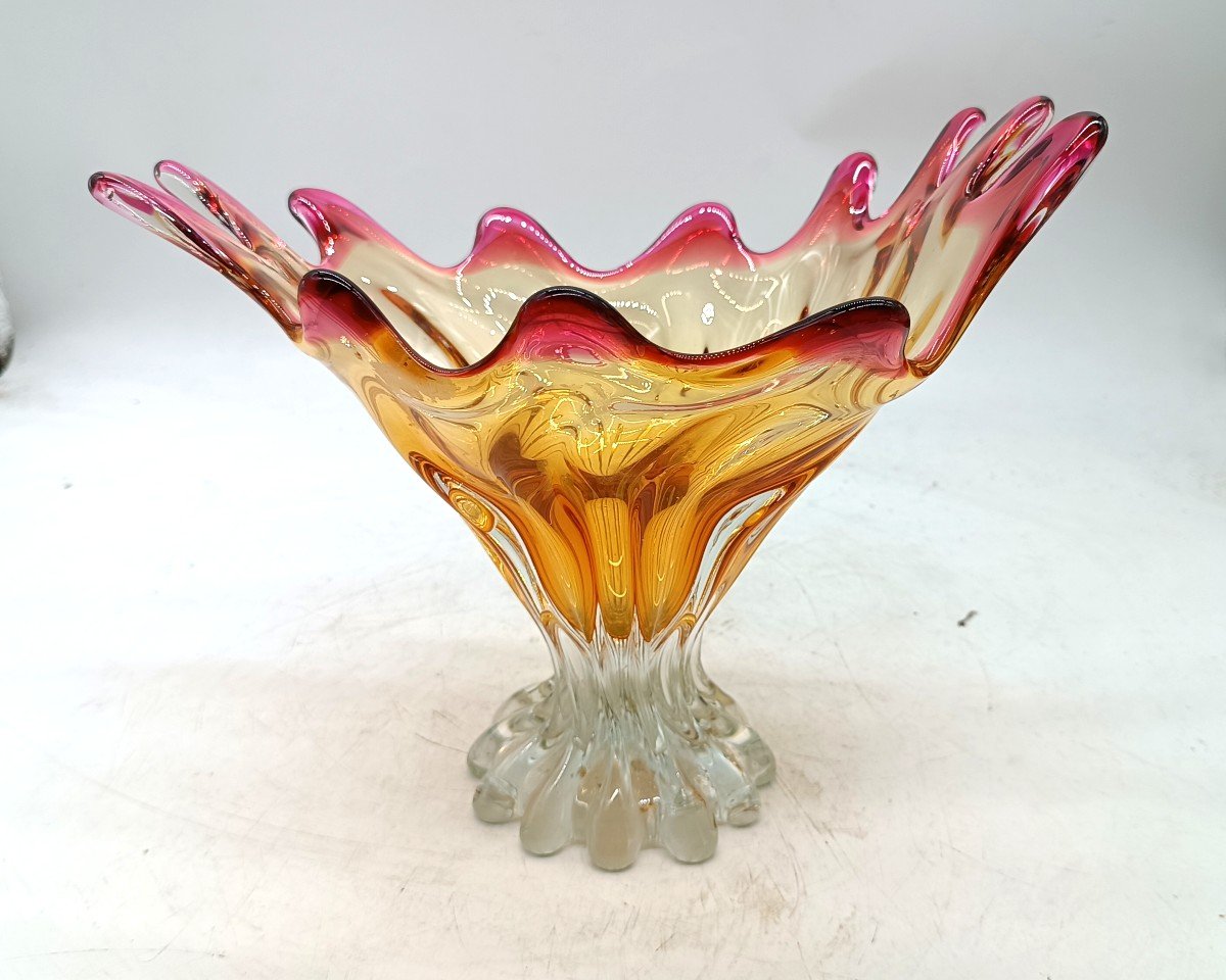 Bellissimo vaso in vetro murano anni 50\60