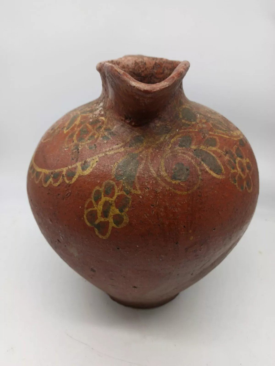 ORCIO VASO TERRACOTTA INVETRIATA ANTICO TOSCANA XVII SECOLO ITALIA-photo-3