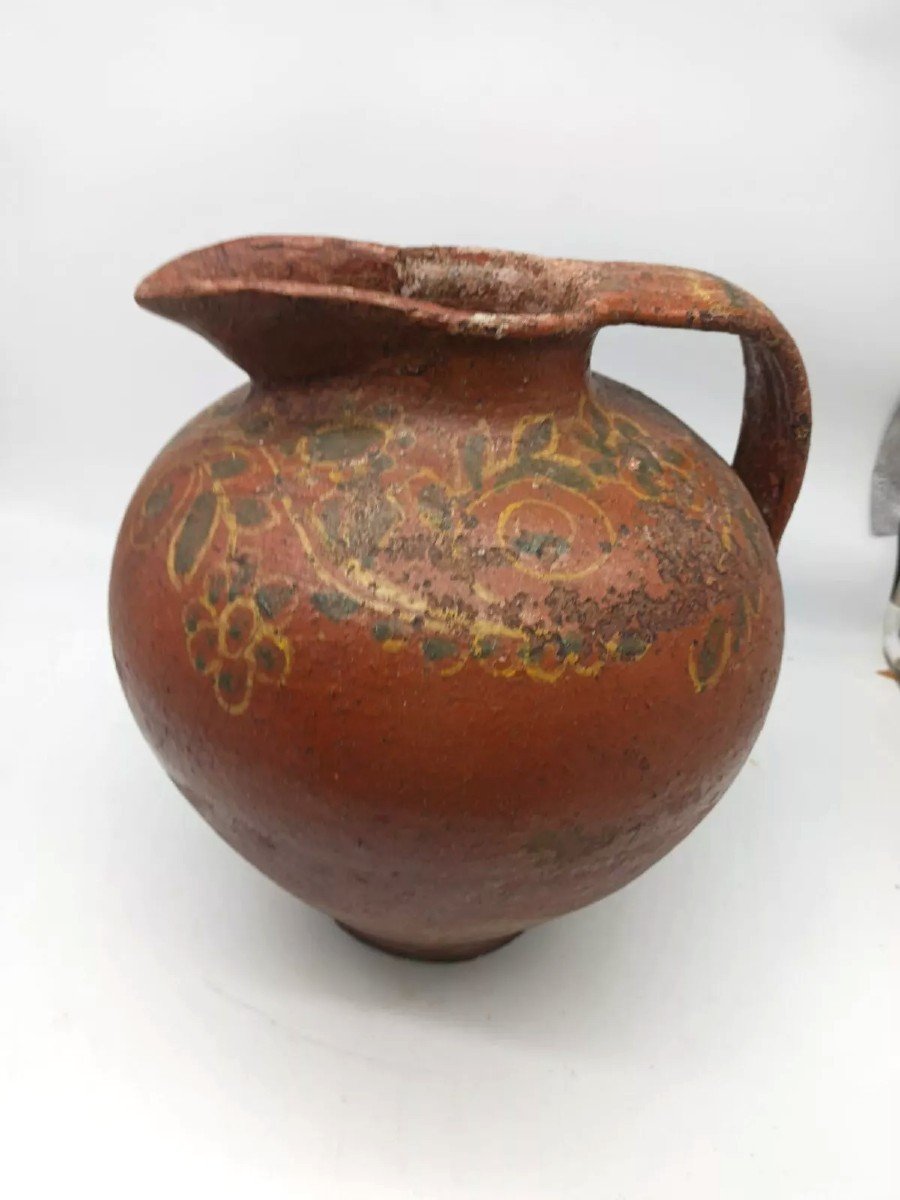 ORCIO VASO TERRACOTTA INVETRIATA ANTICO TOSCANA XVII SECOLO ITALIA