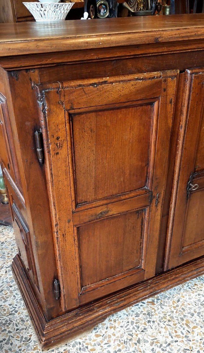 Rara piccola credenza in noce FINE XVII INIZI XVIII SECOLO-photo-1