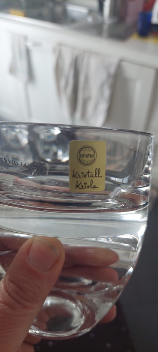Set Da 12 Bicchieri whisky Kristall Krisla DESIGN Taddei Sistini '60-photo-3