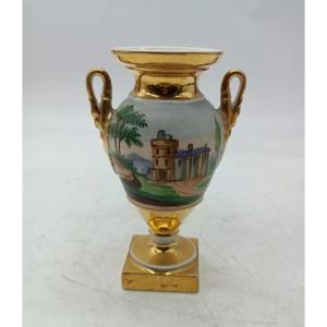 PICCOLO VASO PORCELLANA IMPERO FRANCIA